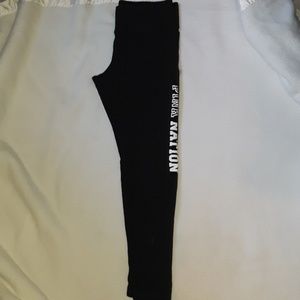 Pink Victoria's Secret yoga pants